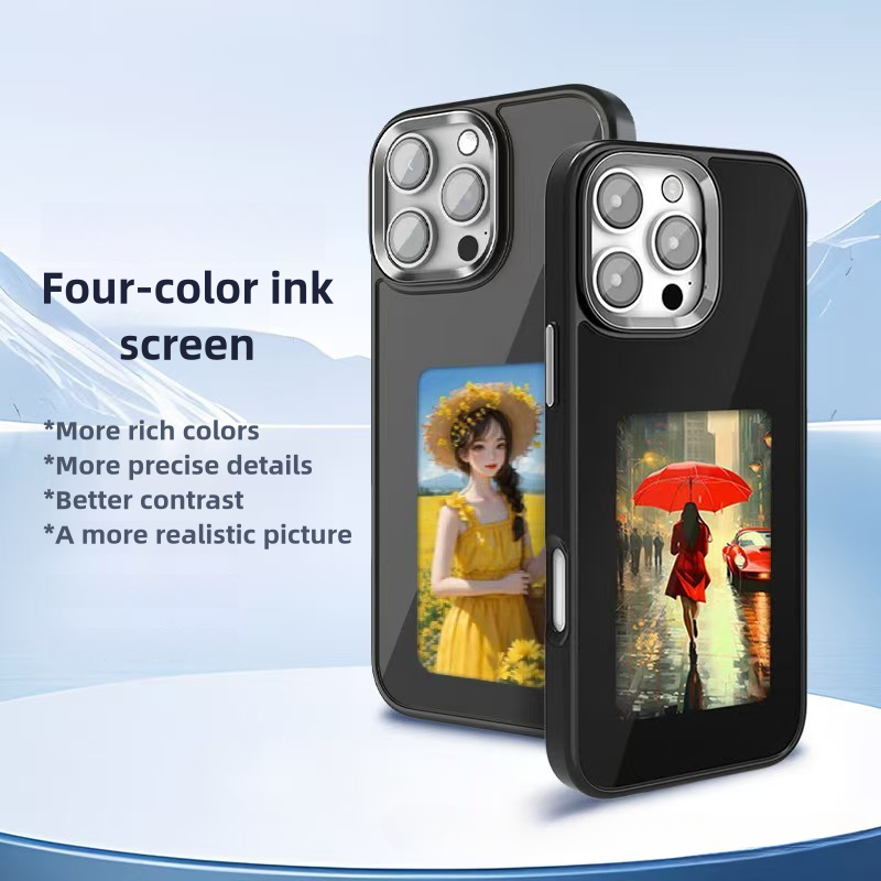 iPhone 13-16 NFC Smart E-Ink Phone Case