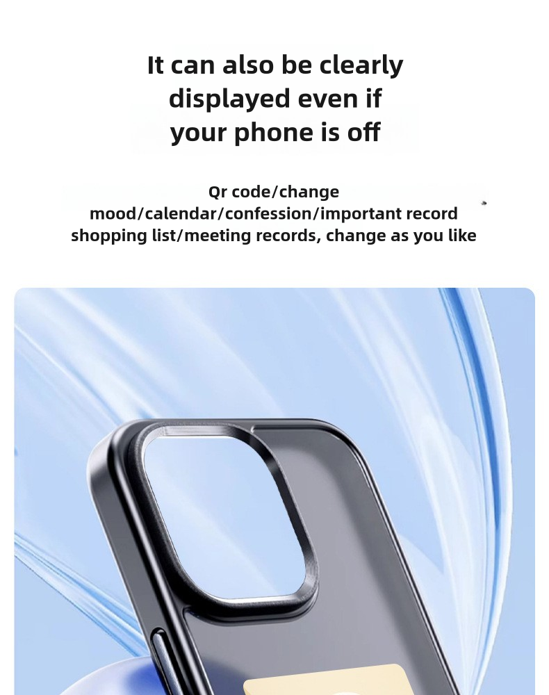 iPhone 13-16 NFC Smart E-Ink Phone Case