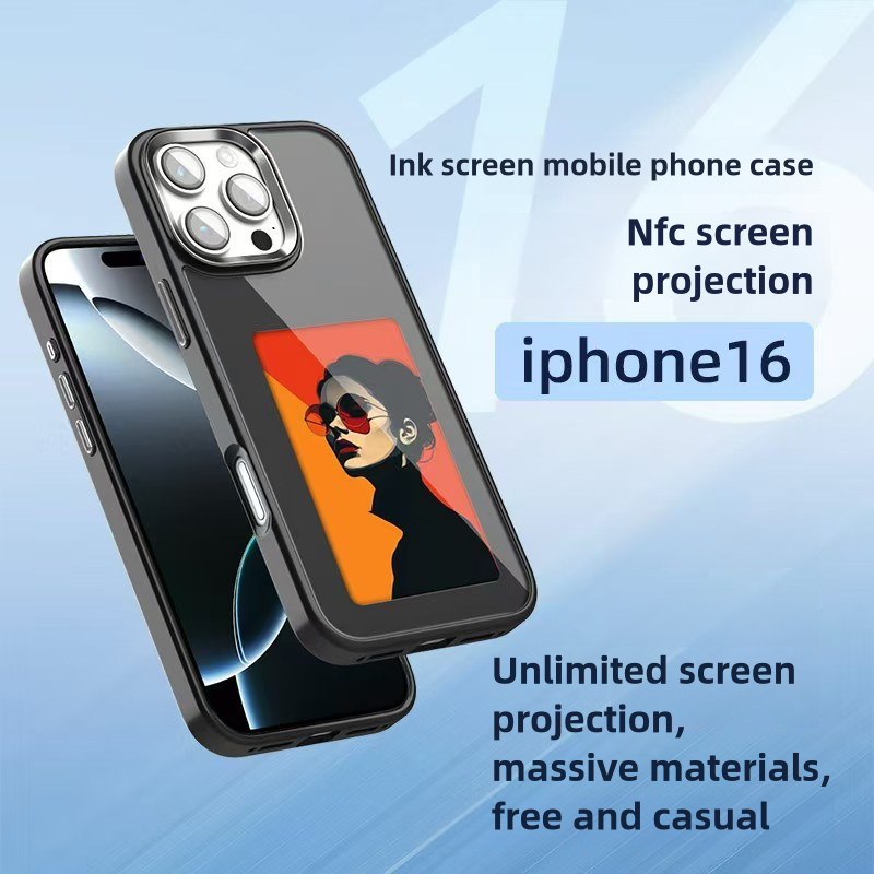 iPhone 13-16 NFC Smart E-Ink Phone Case